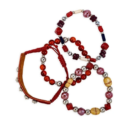 Garnet Hill Point Stacked Bracelet Myra Bag