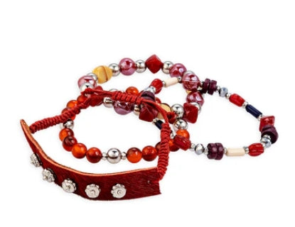 Garnet Hill Point Stacked Bracelet Myra Bag