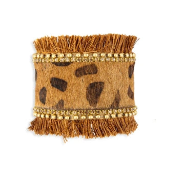 Touch of the Wild Hair-on Hide Cuff Style Bracelet Myra Bag