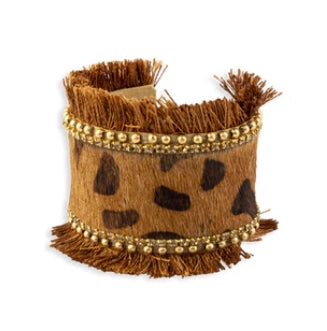 Touch of the Wild Hair-on Hide Cuff Style Bracelet Myra Bag