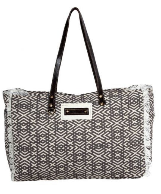 Terrance Geometric Weekender Myra Bag