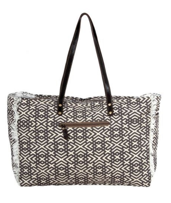 Terrance Geometric Weekender Myra Bag