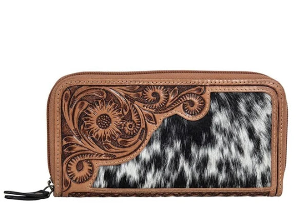 Pecos Creek Trail Hair On Hide Wallet Myra Bag
