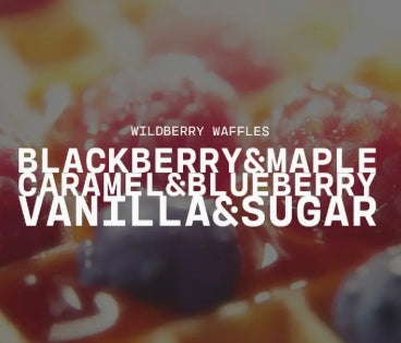 13 oz Mason Jar Candle: Wildberry Waffles