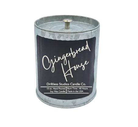 Gingerbread House Soy Wax Candle Scented Farmhouse Candles