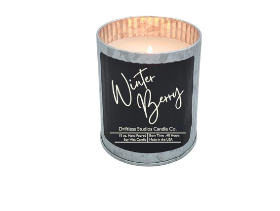 Winter Berry Soy Wax Candle Scented Farmhouse Candles