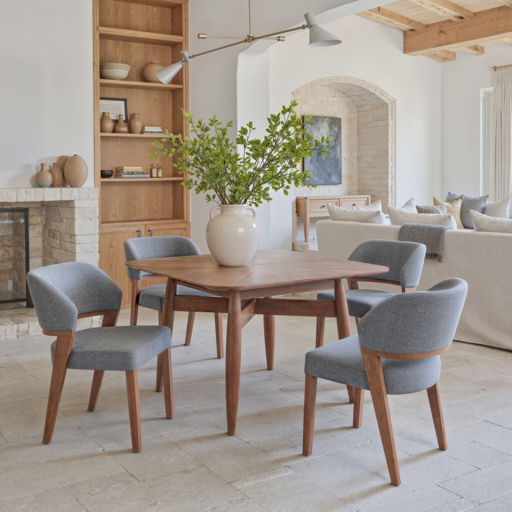Silea Wooden Square Dining Table