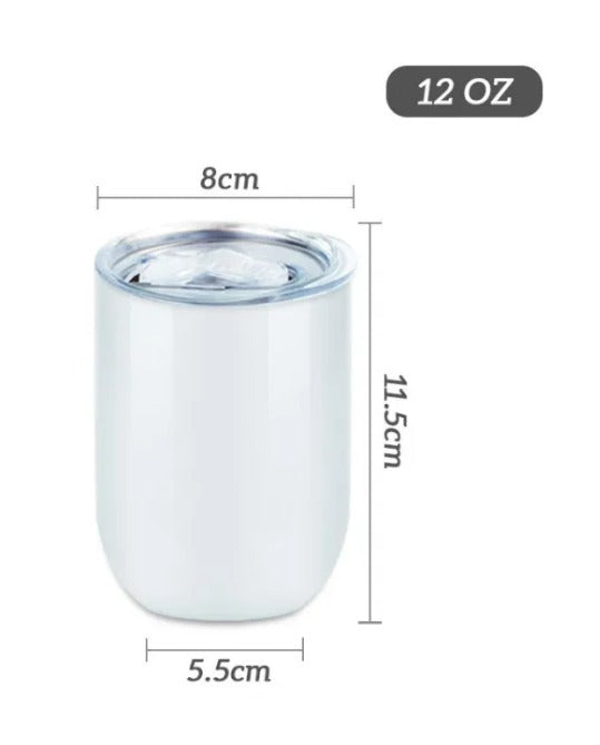 My Heart Beats to the Tomahawk Chop KC Chiefs Wine Tumbler