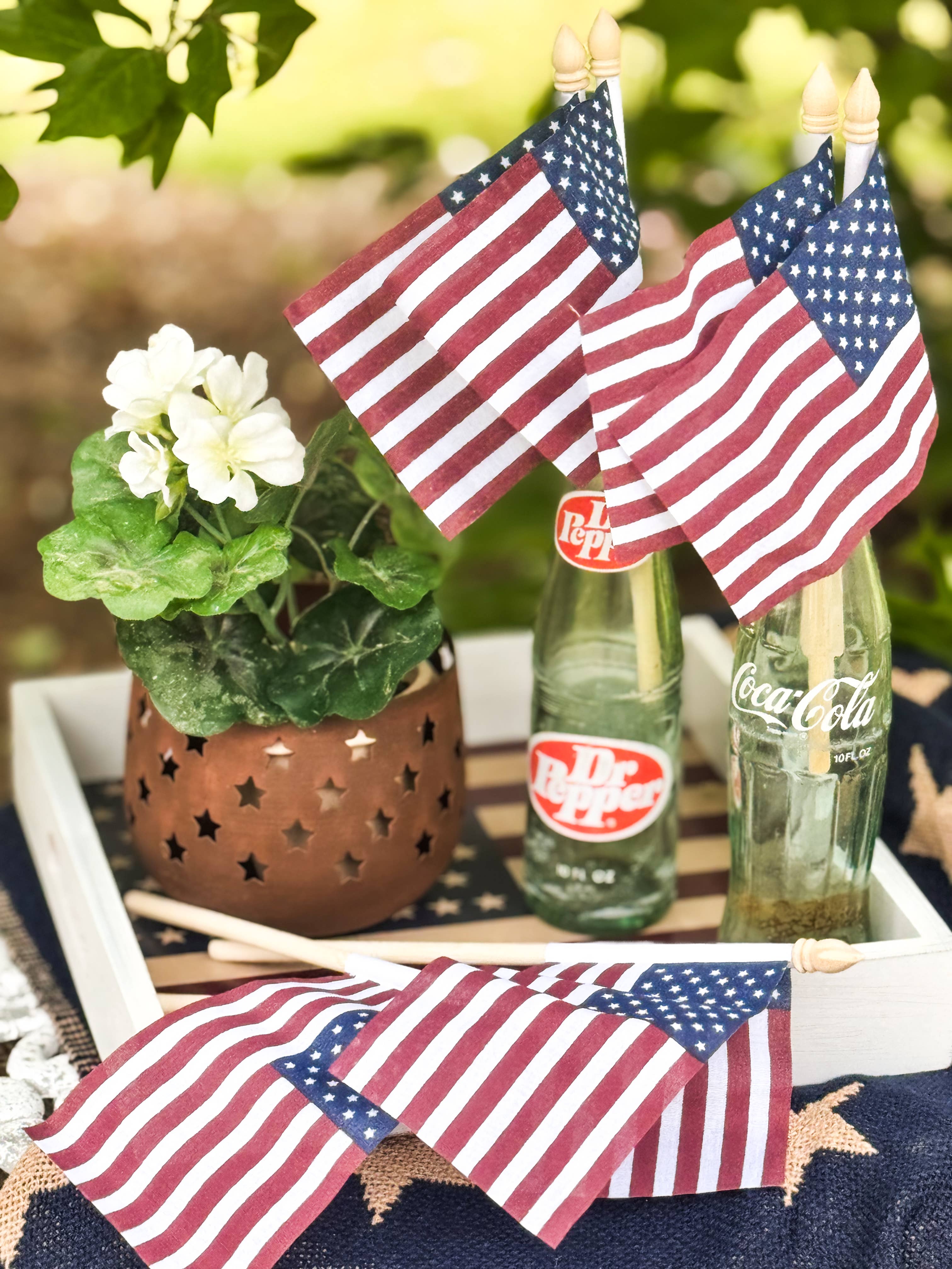 Americana Flag Picks, Patriotic Decor