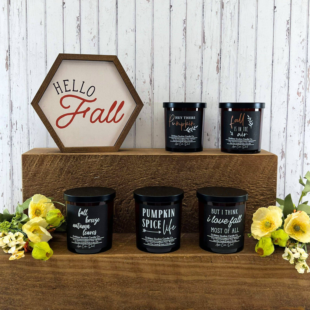 Hey There Pumpkin - Frosted Pumpkin Fall Candle - Soy Wax Candles