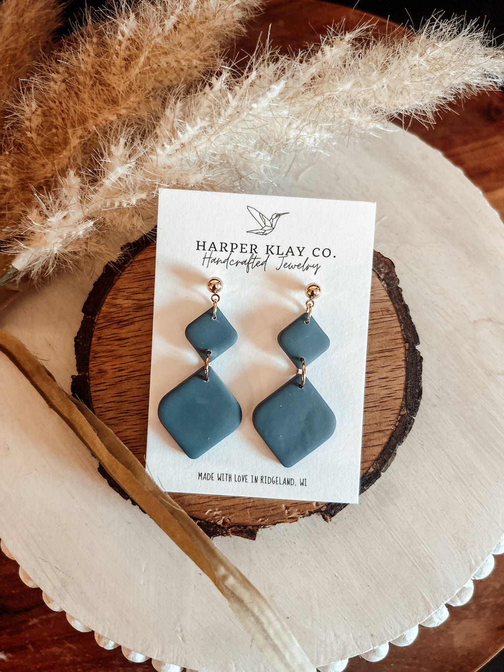 The Lynsey Set- Polymer Clay Dangle Earrings