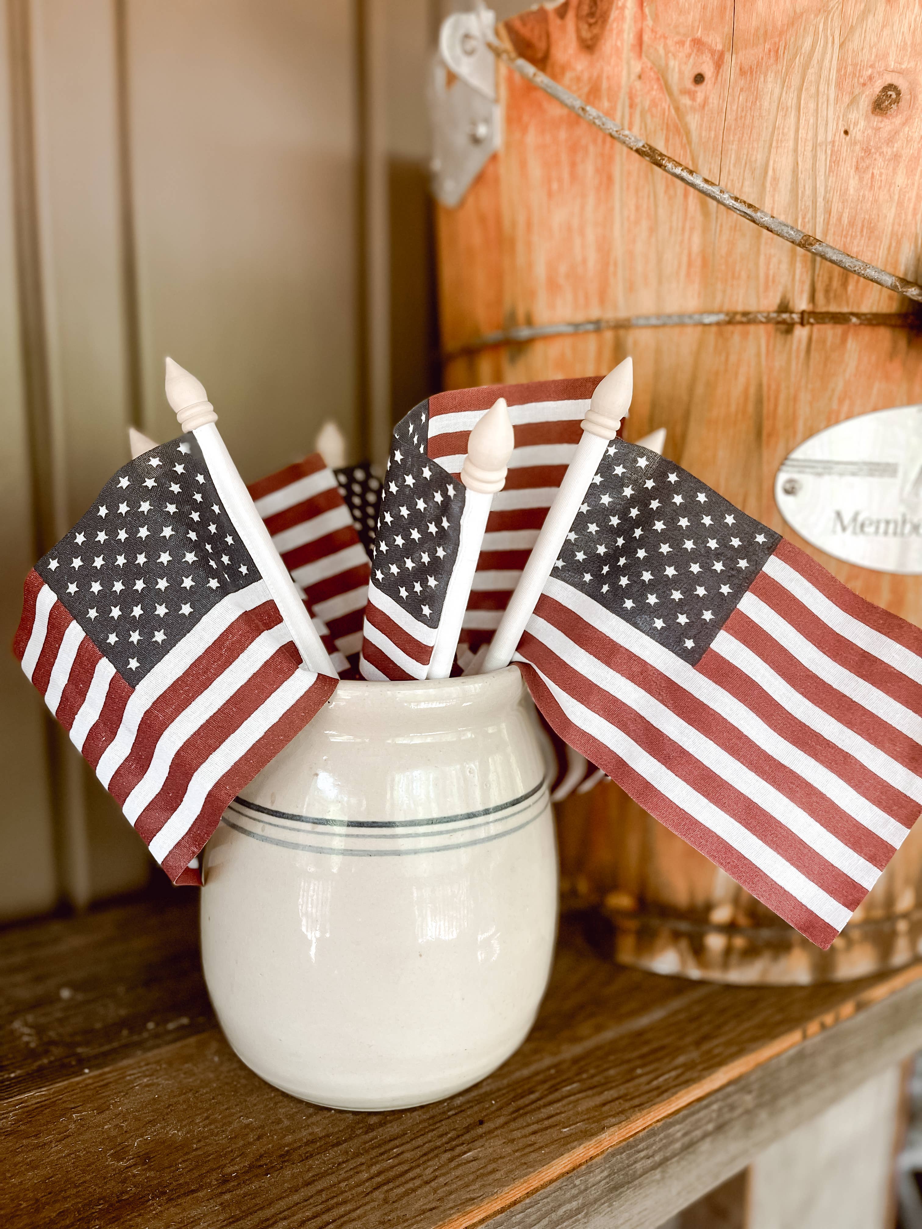 Americana Flag Picks, Patriotic Decor
