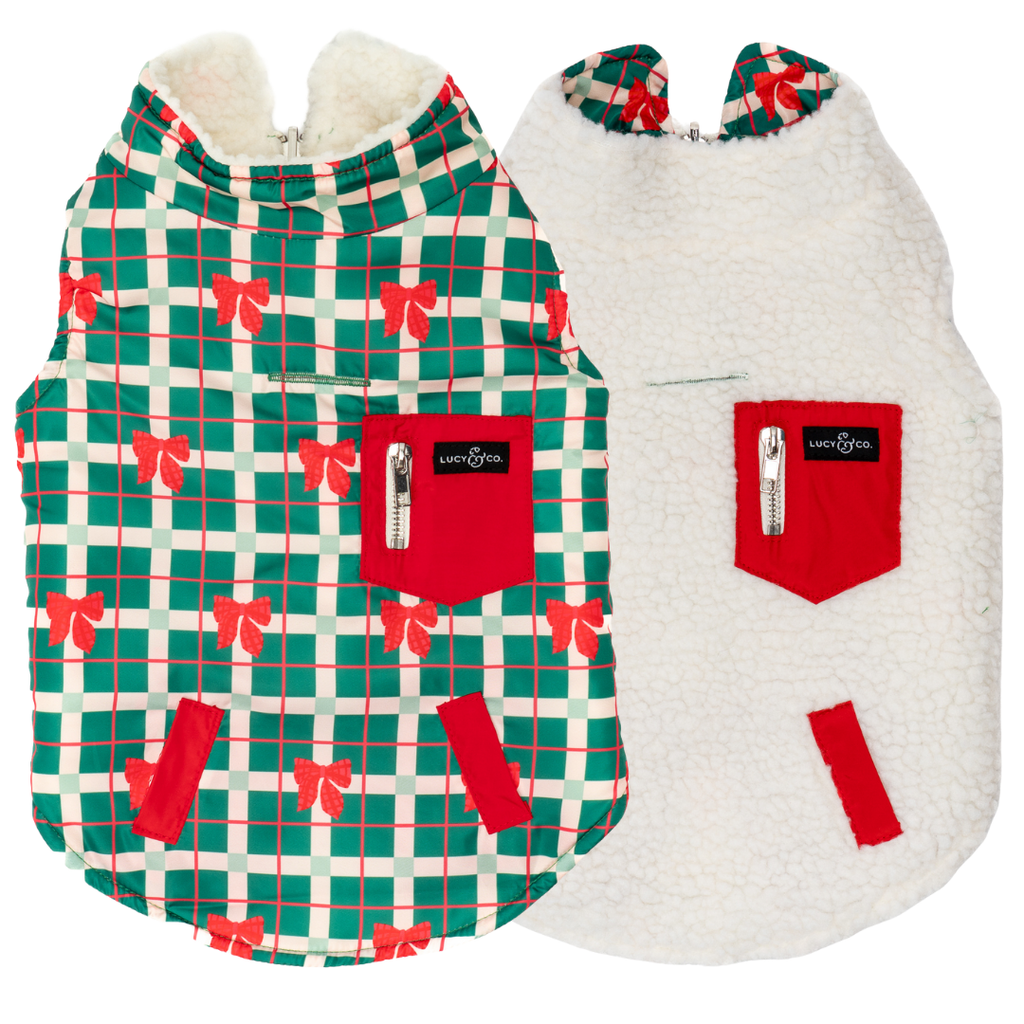 Happy Howlidays Reversible Teddy Dog Vest