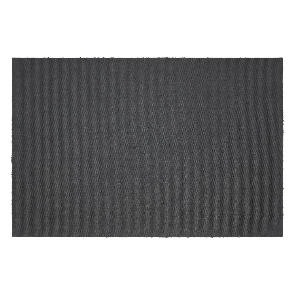 Welcome To Our Home Charcoal Stripes Coir Rug 20x30
