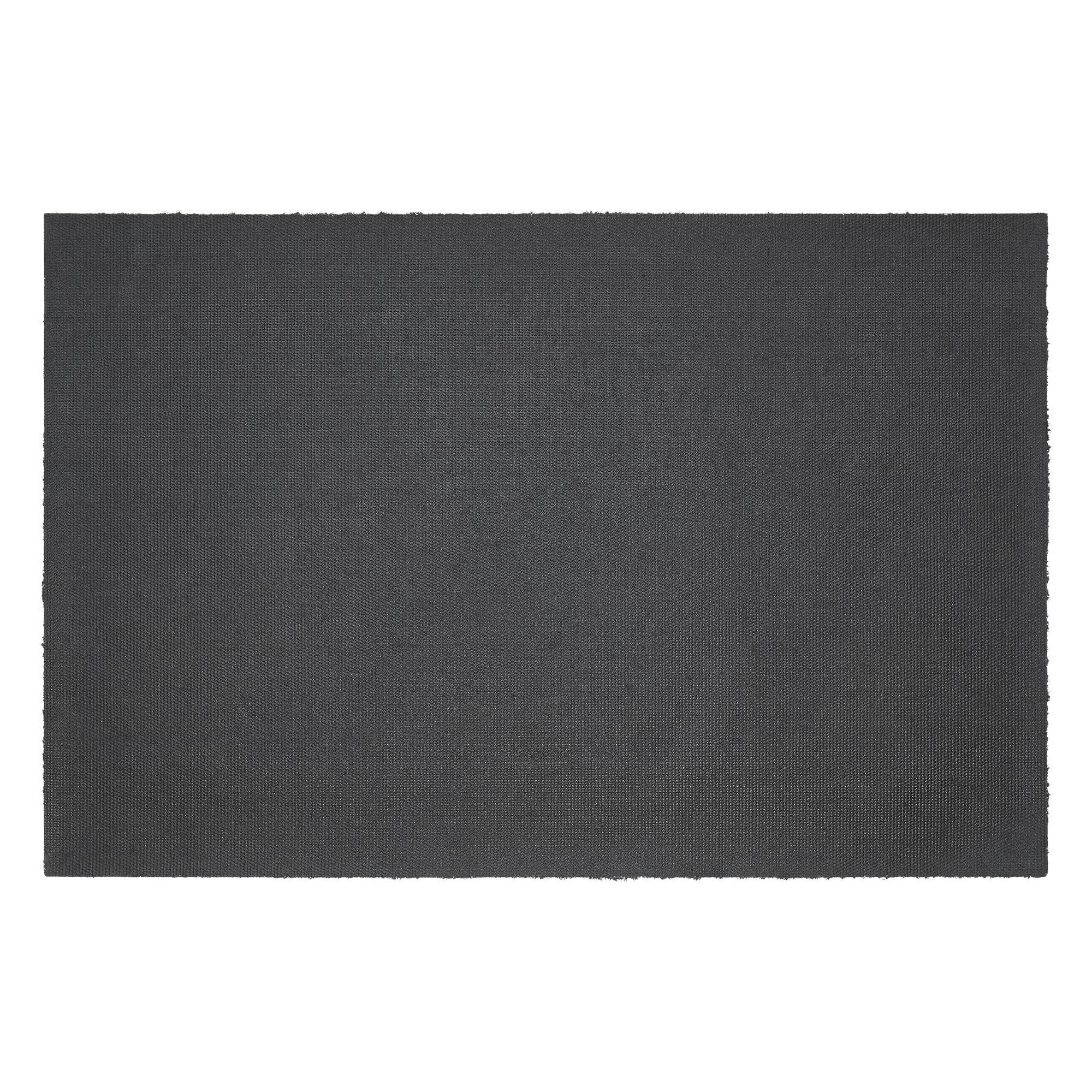 Welcome To Our Home Charcoal Stripes Coir Rug 20x30