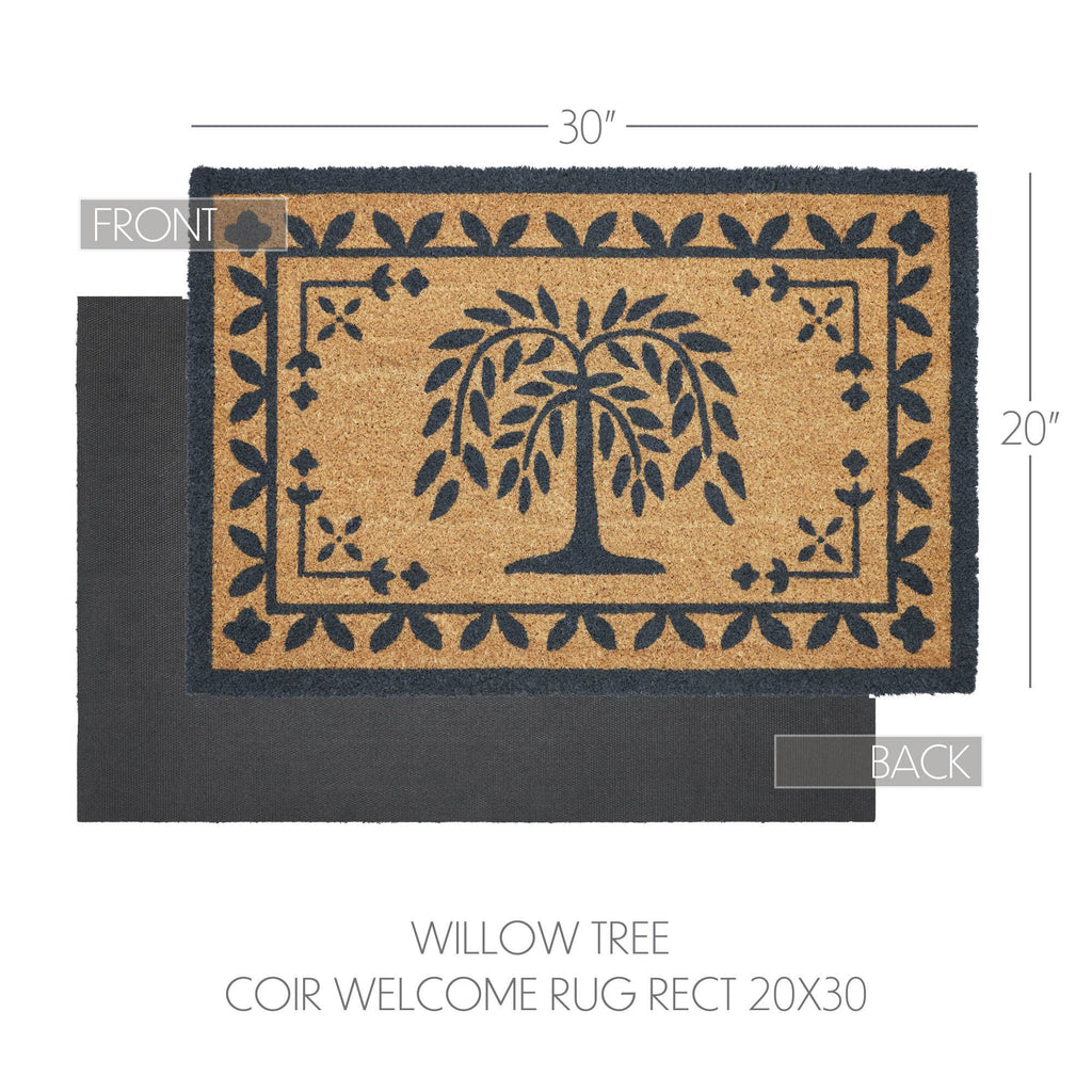 Willow Tree Coir Rug 20x30