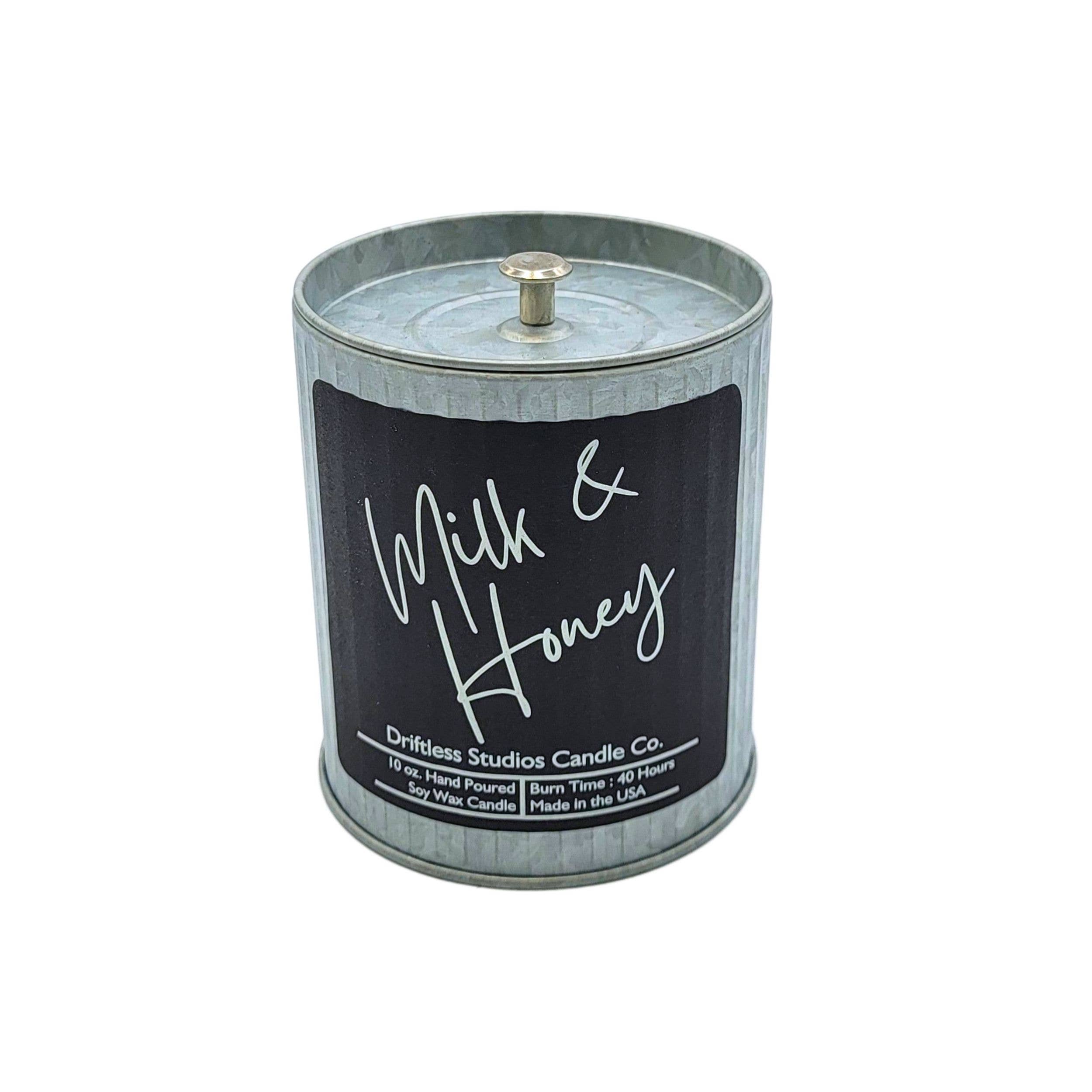Milk & Honey Soy Wax Candle Scented Farmhouse Candles