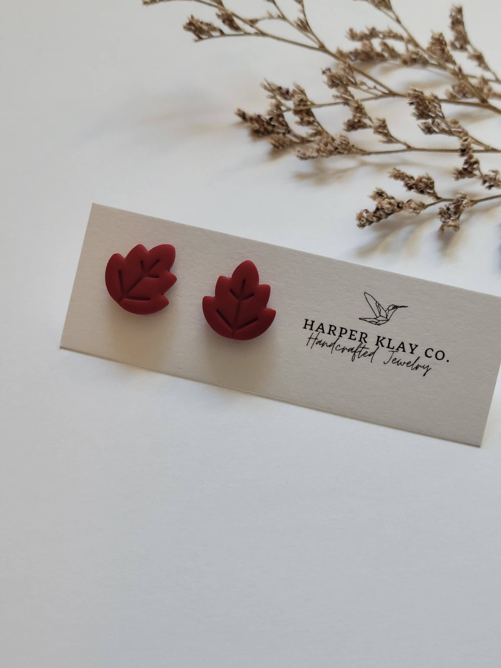 The Autumn Leaves Sets - Fall Polymer Clay Earrings