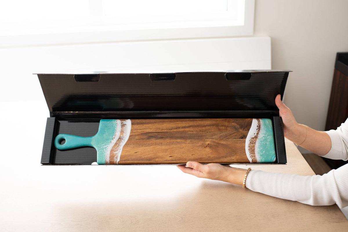 Resin Cheese/Charcuterie Board - Baguette 5"x24"