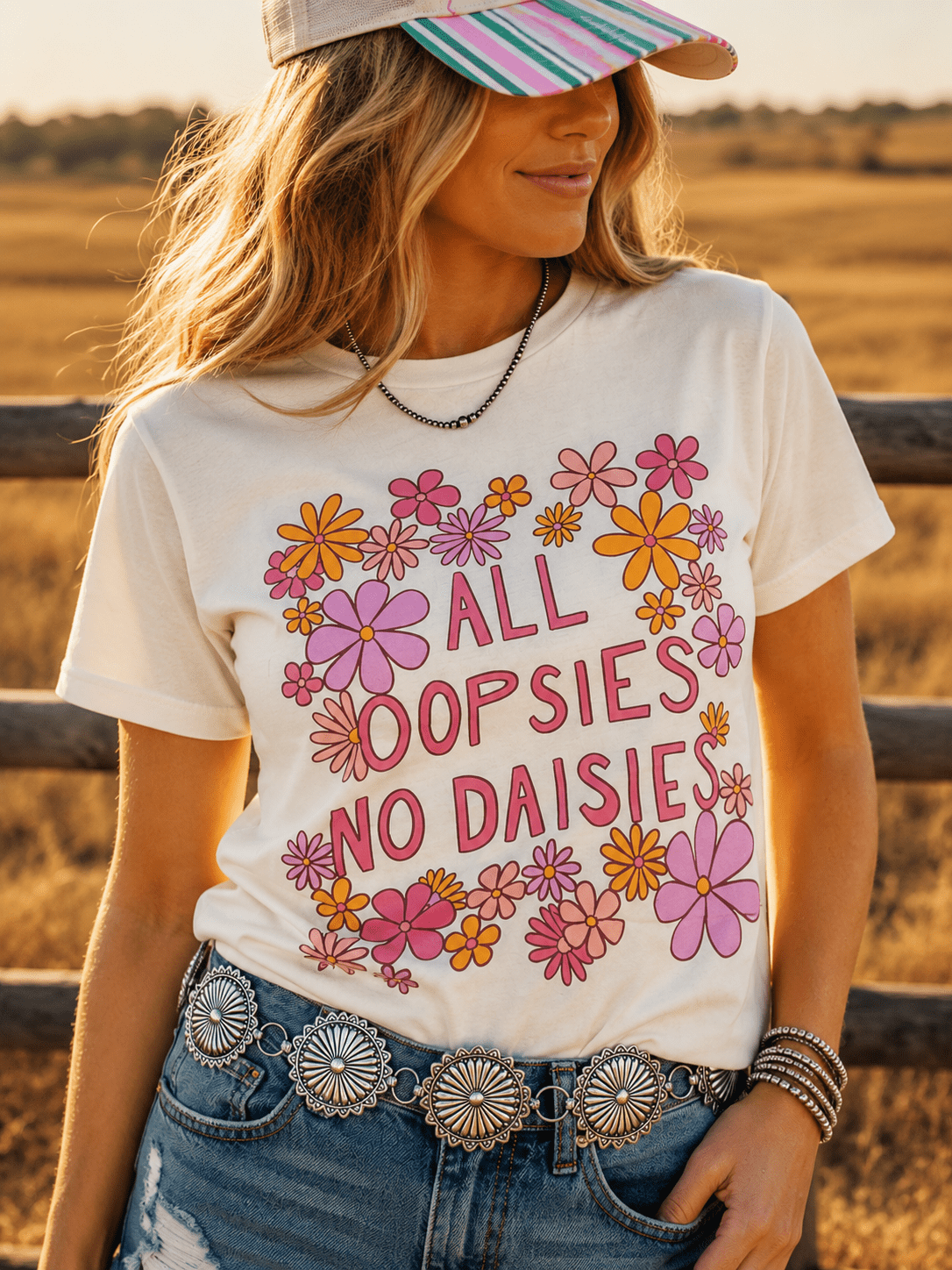 All Oopsies No Daisies Floral Graphic Tee