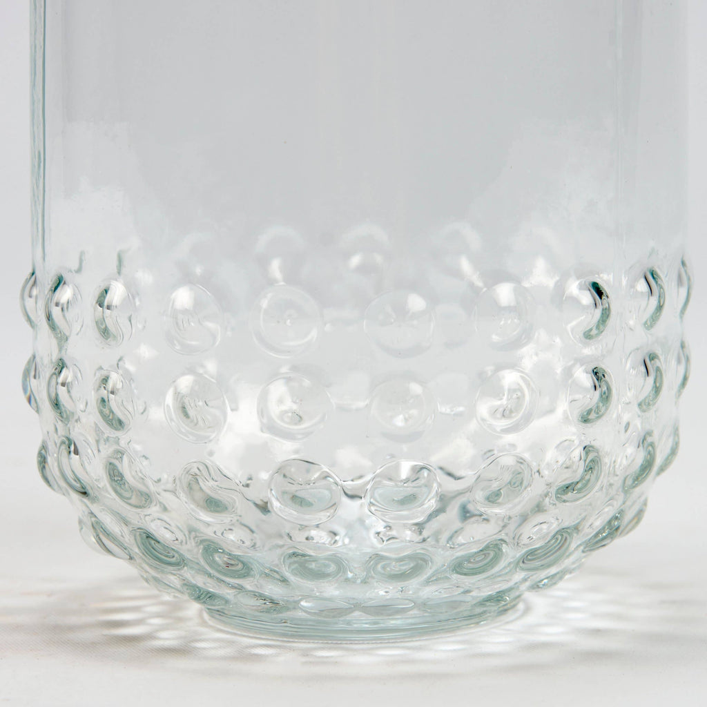 Small Gold Beaded Drinking Glass
