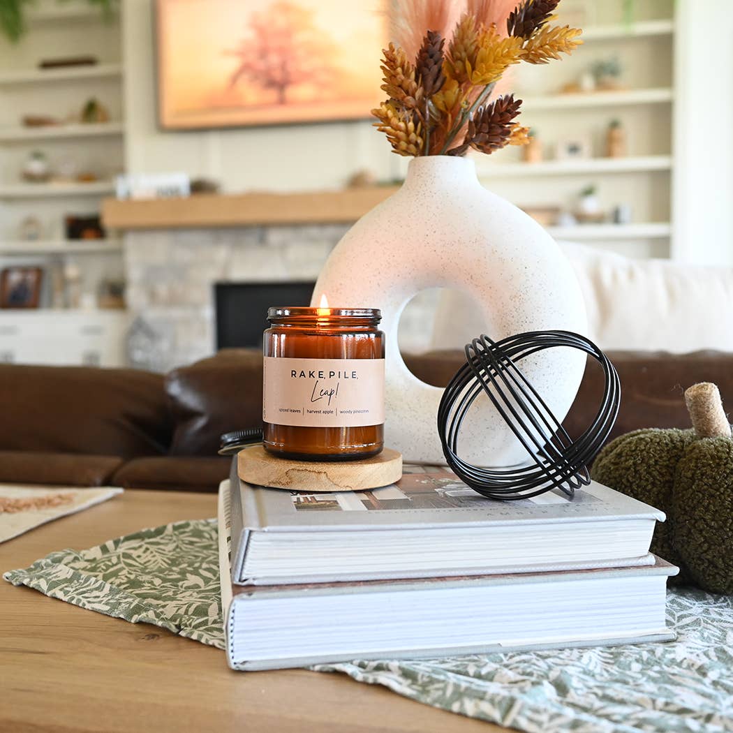 Rake, Pile, Leap | 7 oz Classic Statement Candle