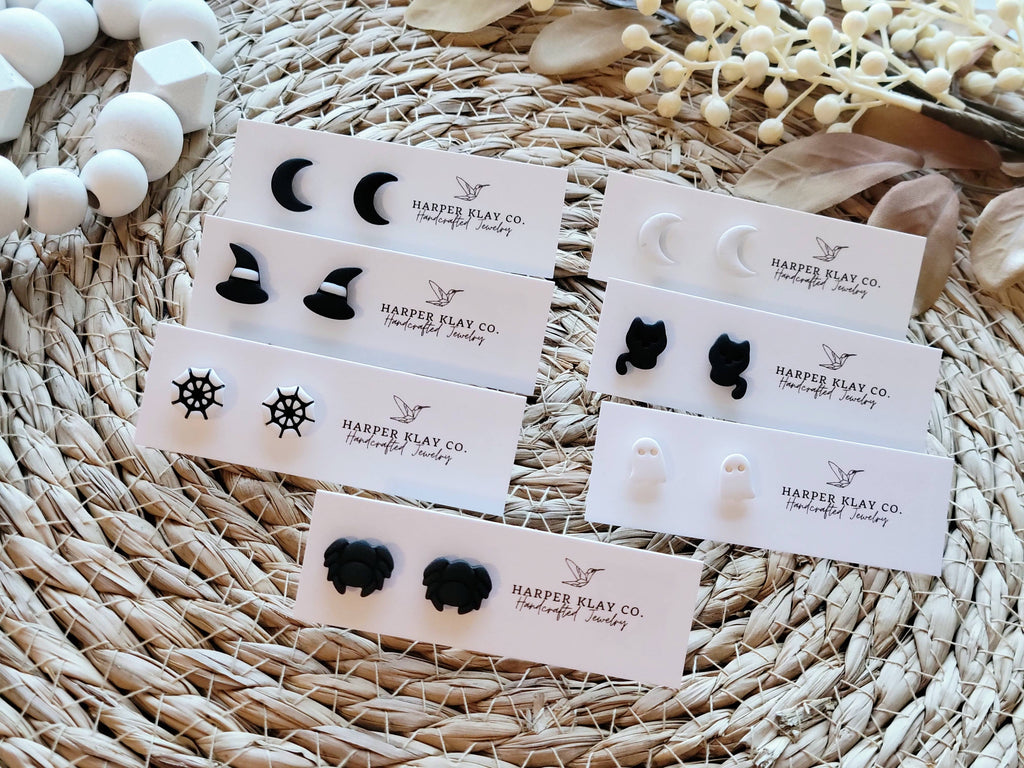 The Fall Studs - Polymer Clay Stud Earrings