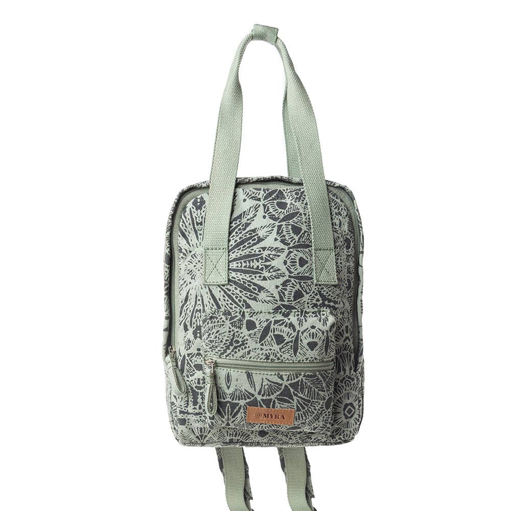 Juniper Bloom Backpack in Forest Lace Myra Bag