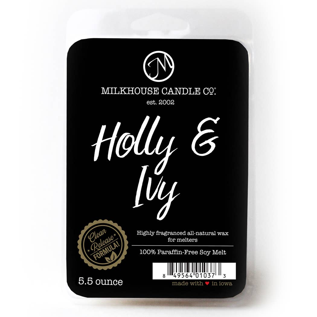 5.5 oz Wax Melts: Holly & Ivy