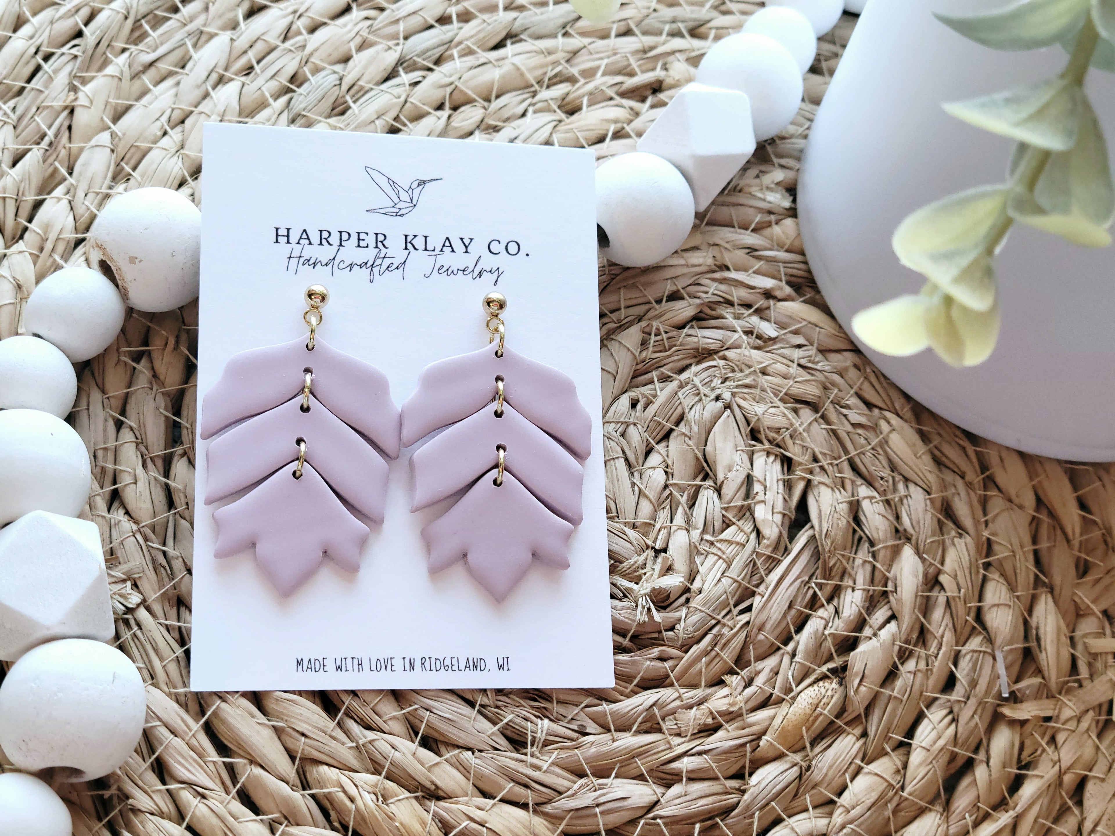 The Eleanor Set- Polymer Clay Dangle Earrings