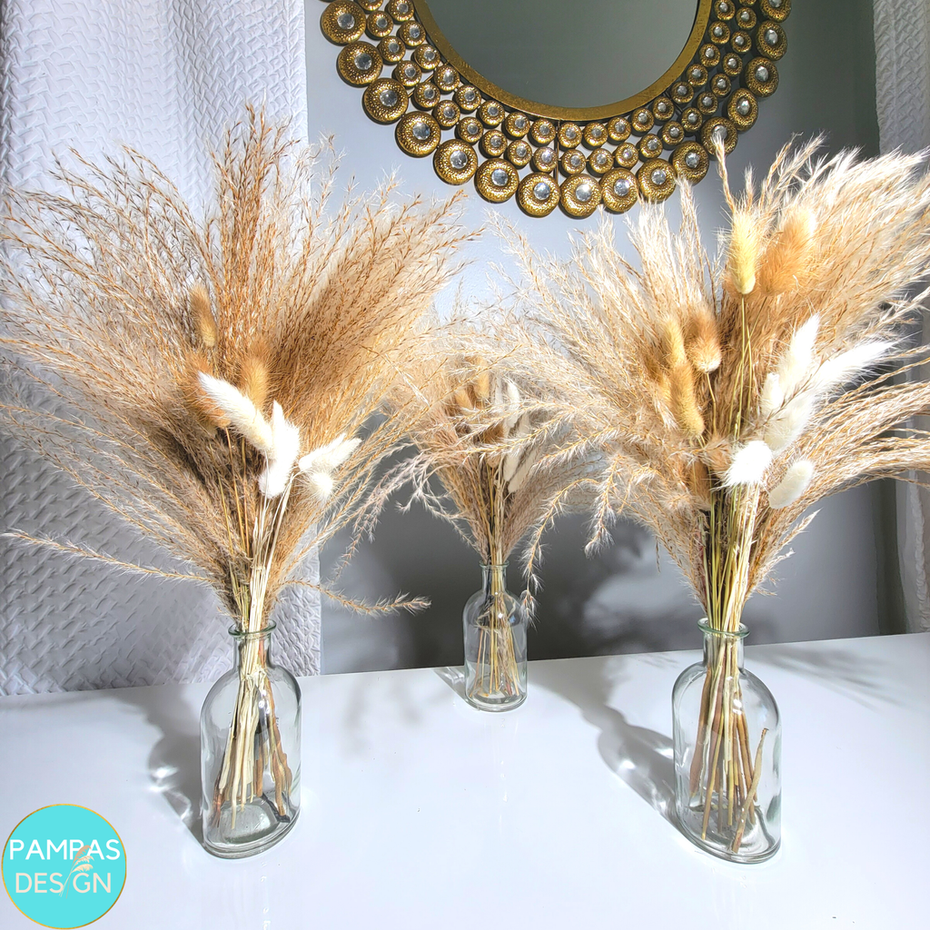 Pampas Grass Centerpieces including Vase