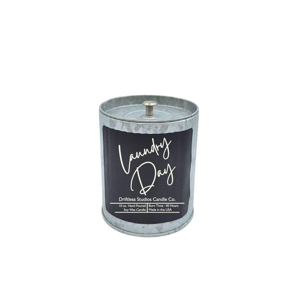 Laundry Day Soy Wax Candle - Scented Rustic Candles