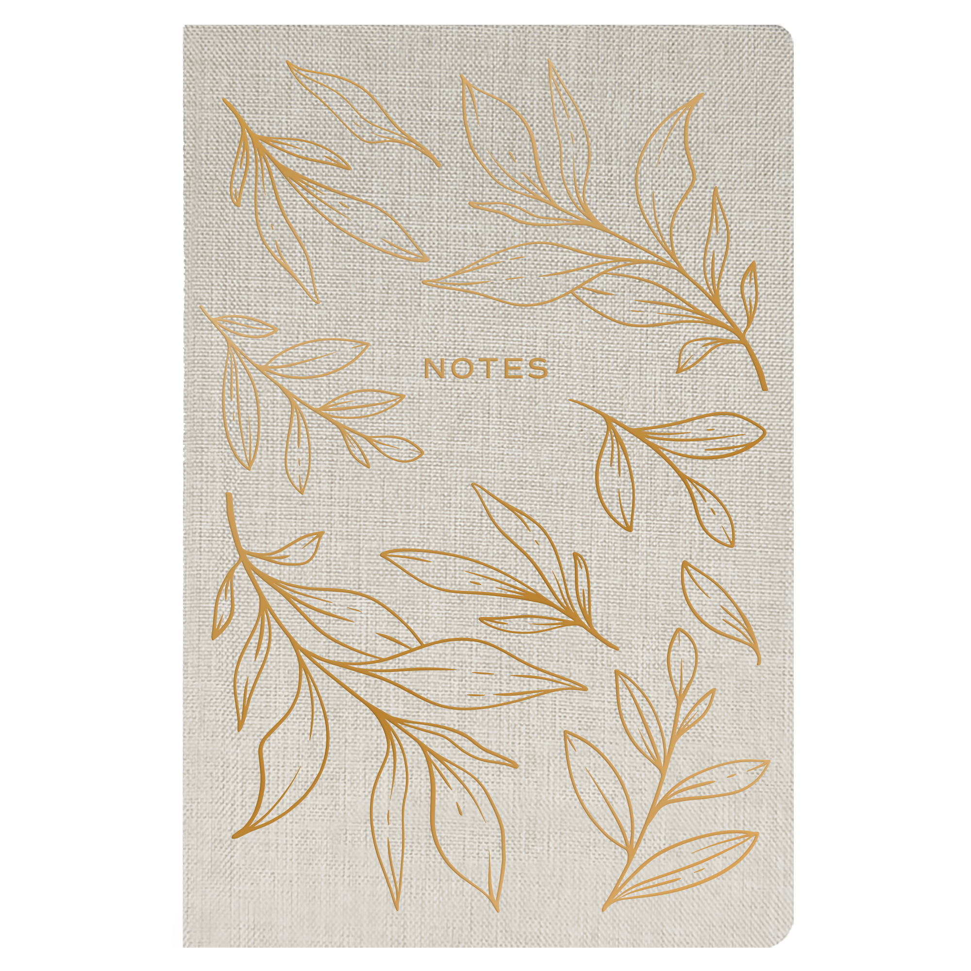 Gold Leaves Notes Journal - Stationery & Gifts