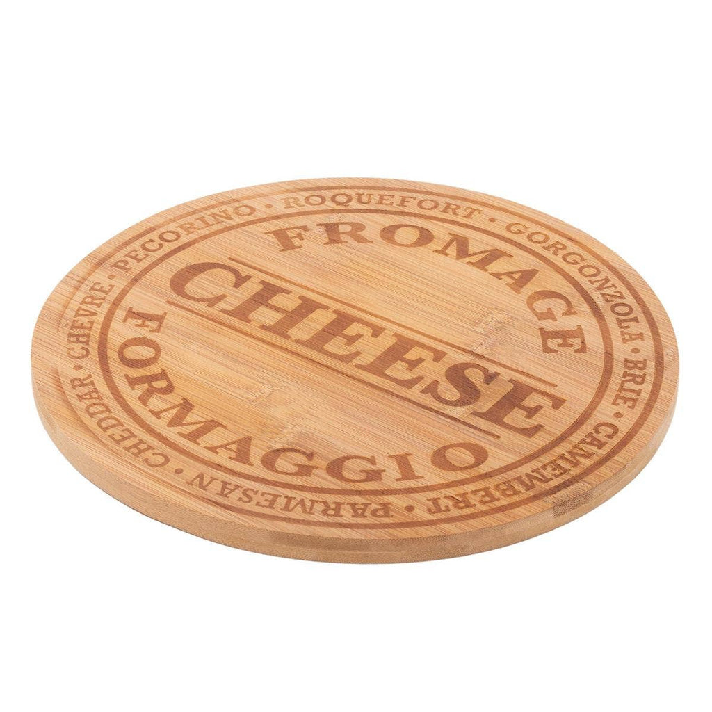 Luciano Gourmet Engraved Bamboo Cheese Board