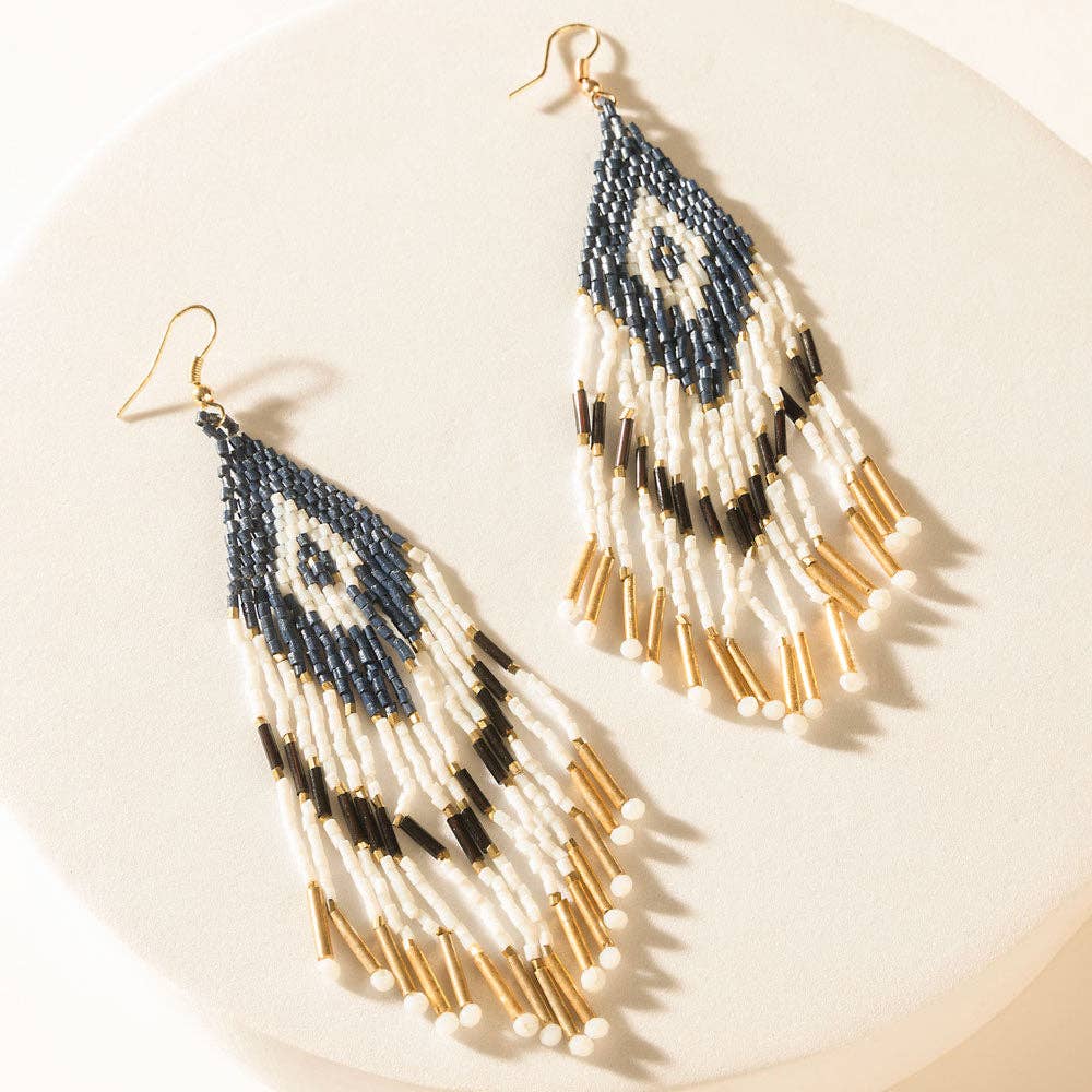Cheyenne Fringe Earrings in Gold Dust Myra Earrings