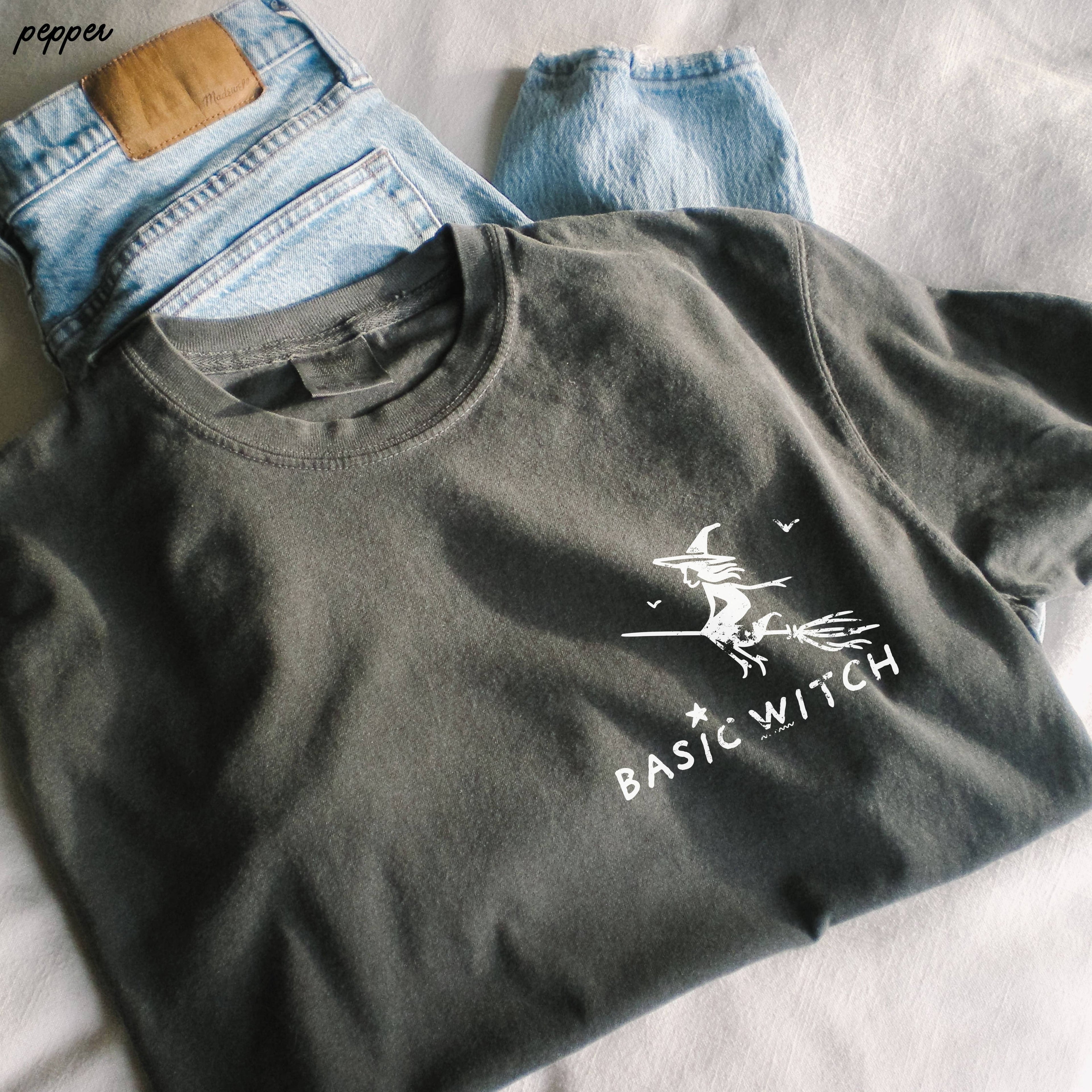 Pocket Basic Witch Graphic Tee
