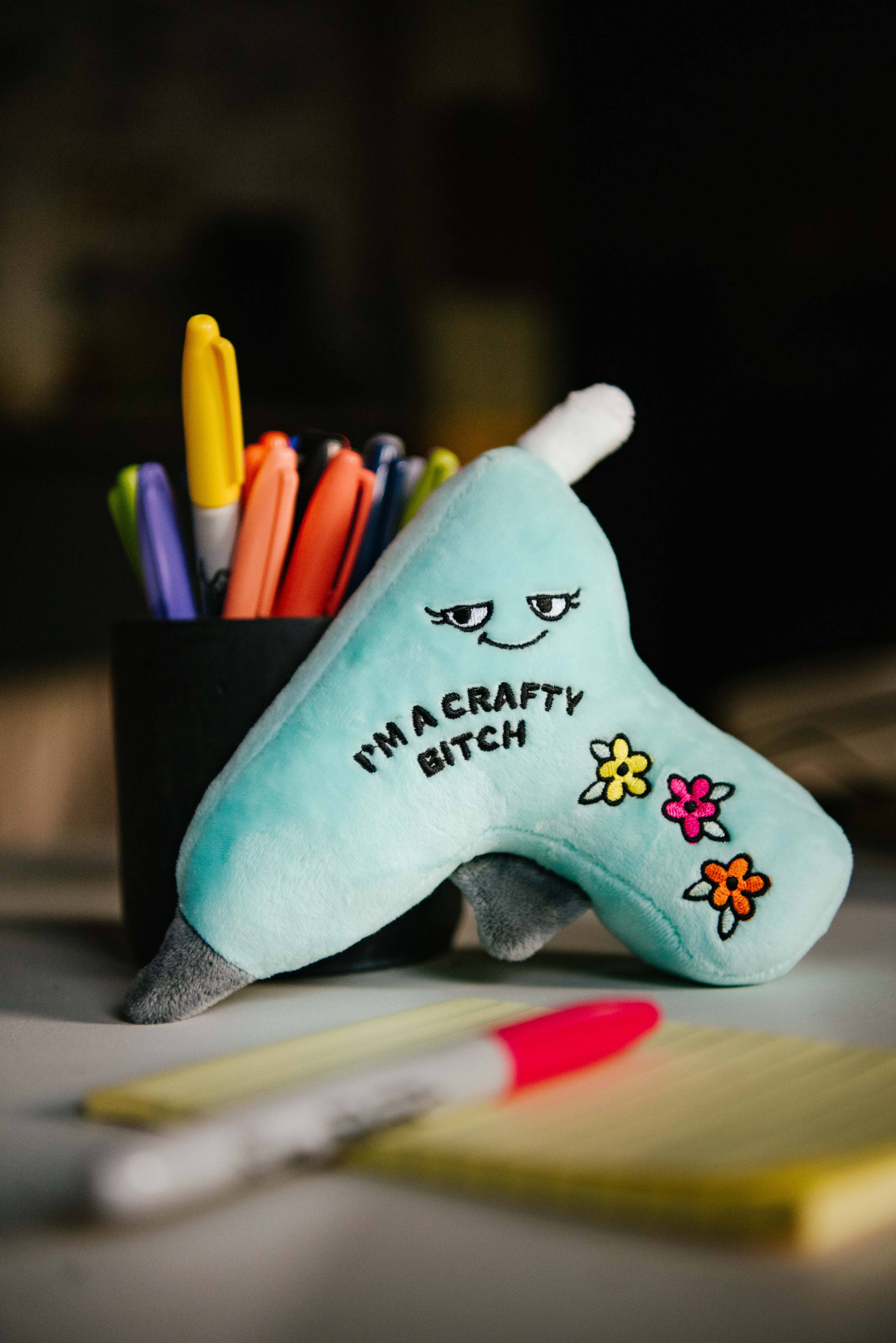 Plush Glue Gun - Crafty Bitch