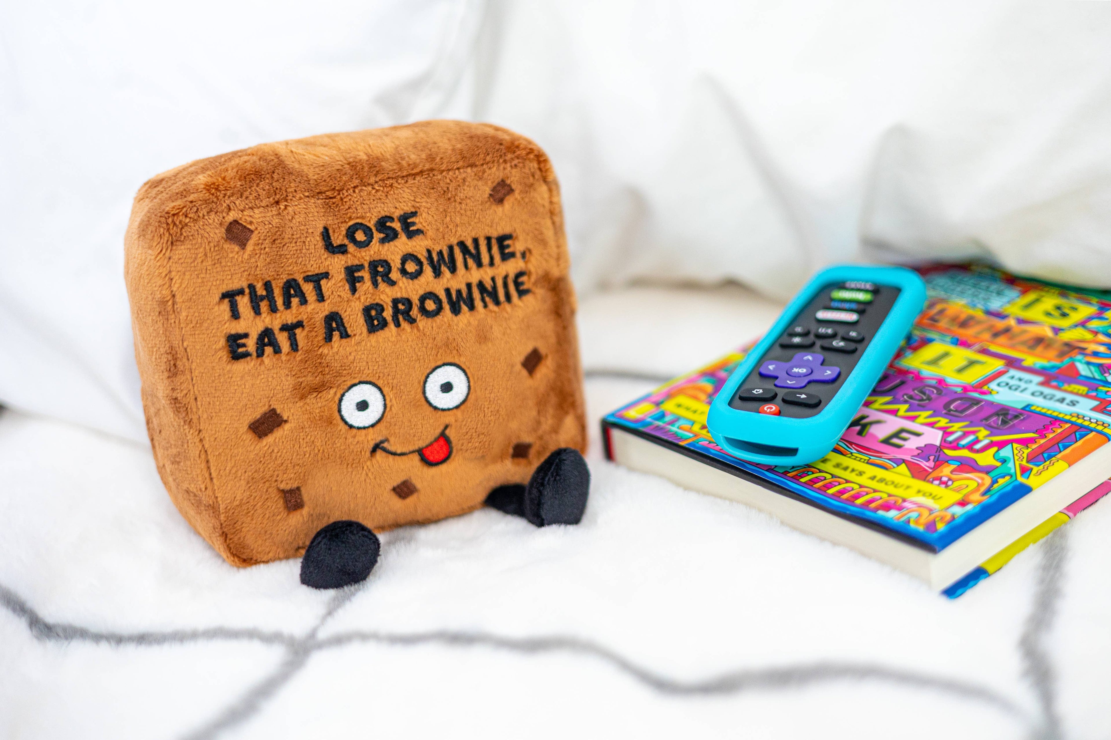 "Lose That Frownie" Plush Brownie Soft Cuddly Toy
