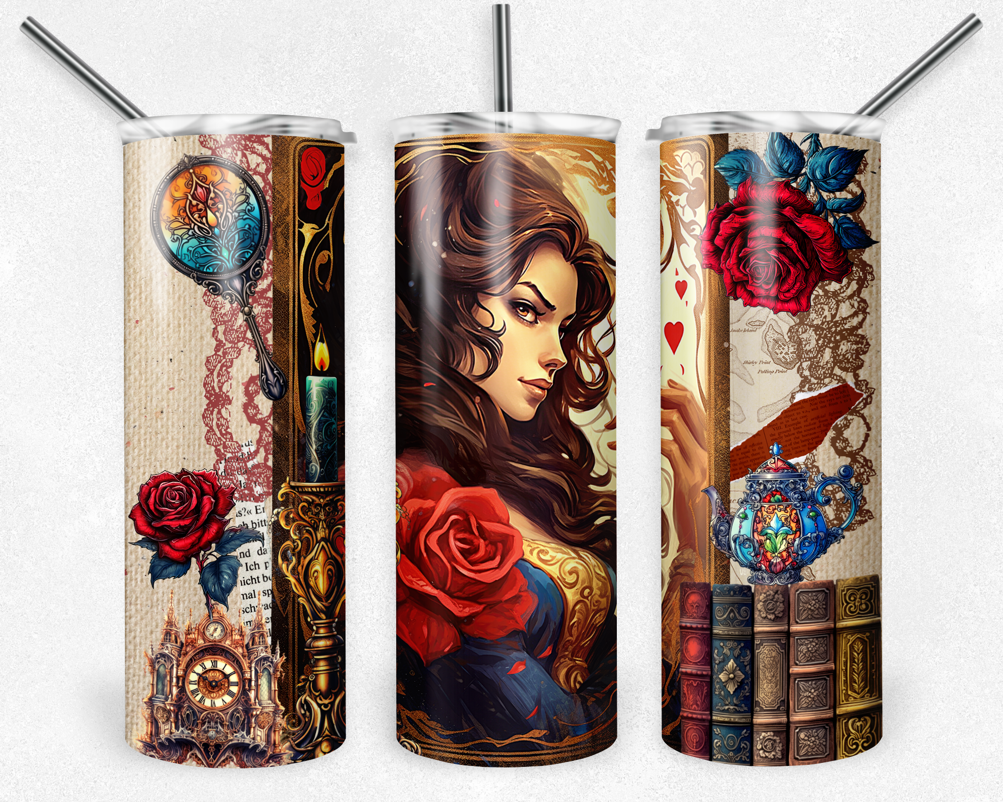 Belle - Magical - Vintage 20oz Skinny Tumbler
