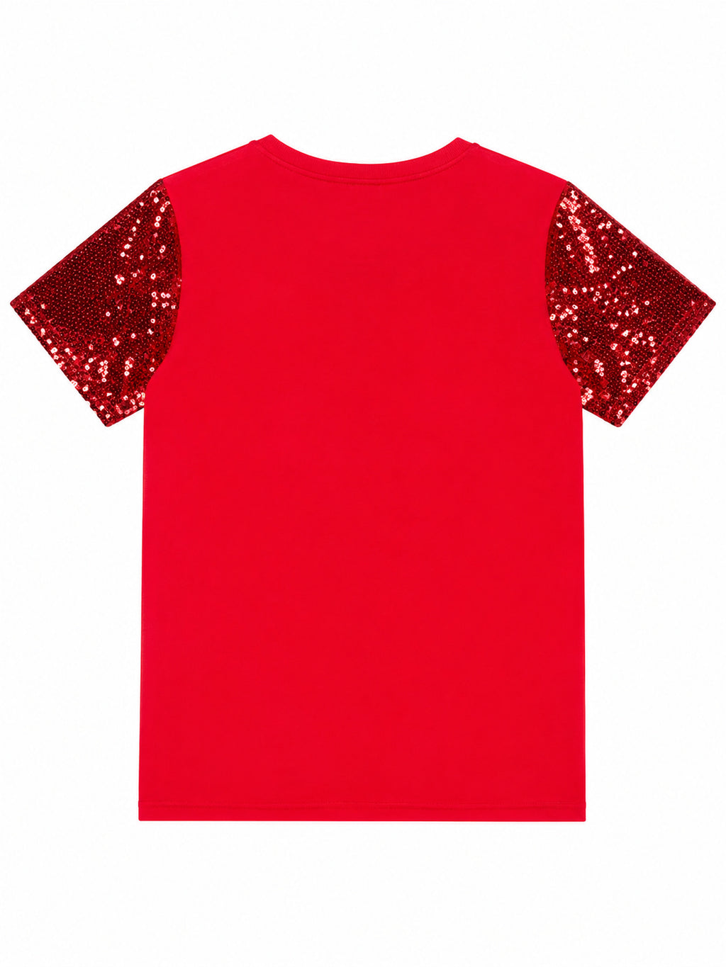 KC Red Sequins with Gold Letters