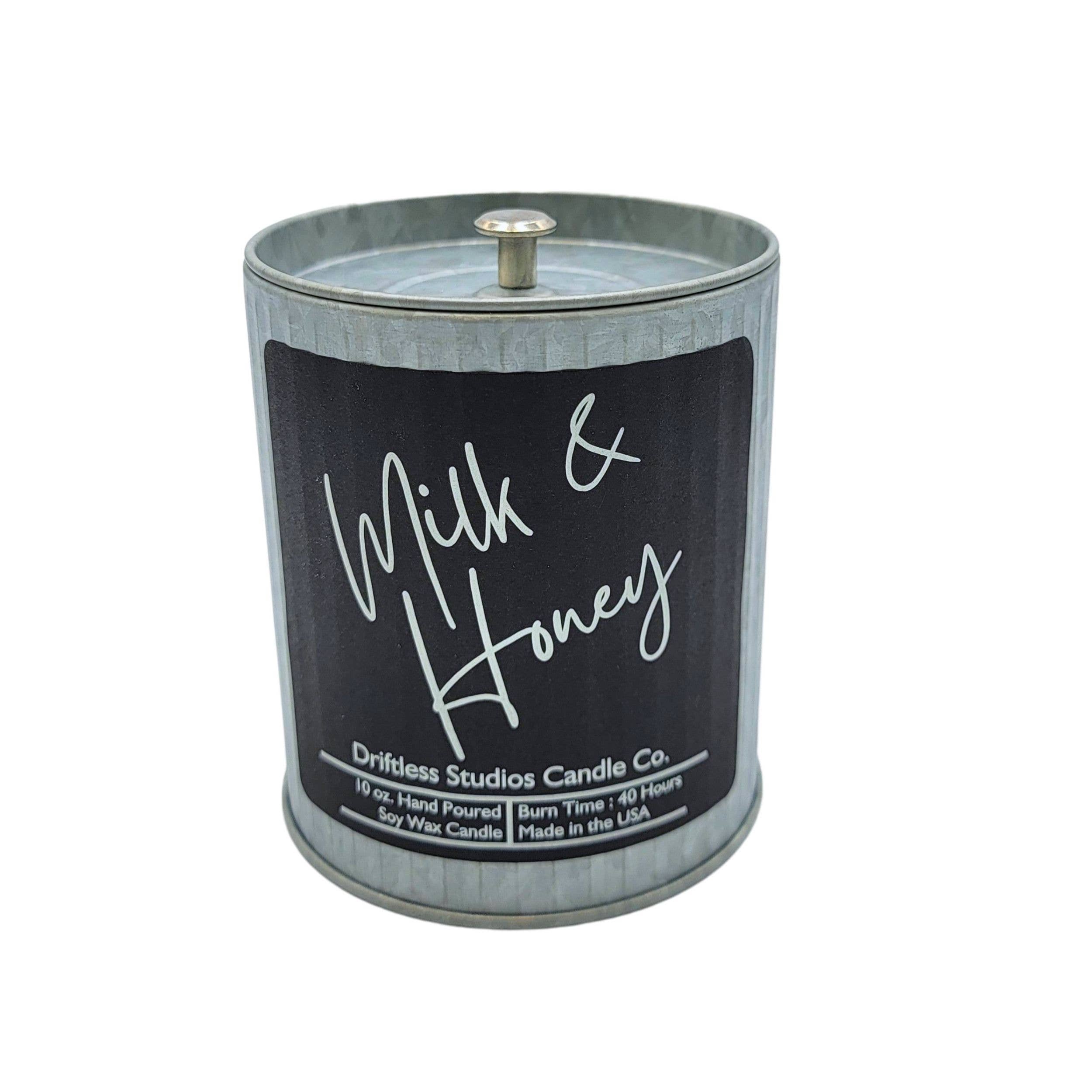 Milk & Honey Soy Wax Candle Scented Farmhouse Candles