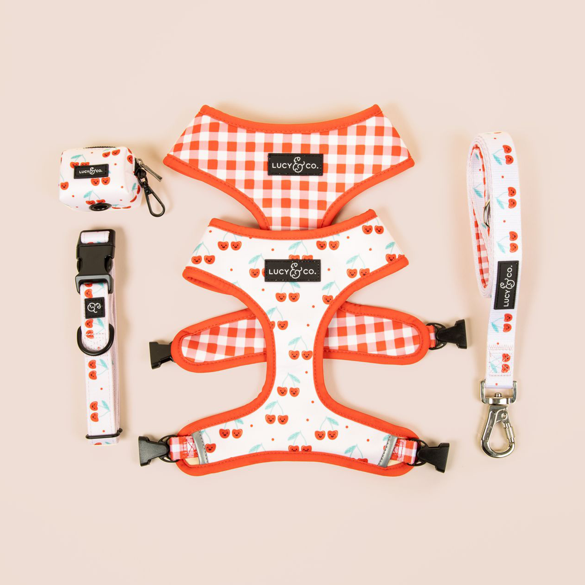Cheery Cherries Dog Collar