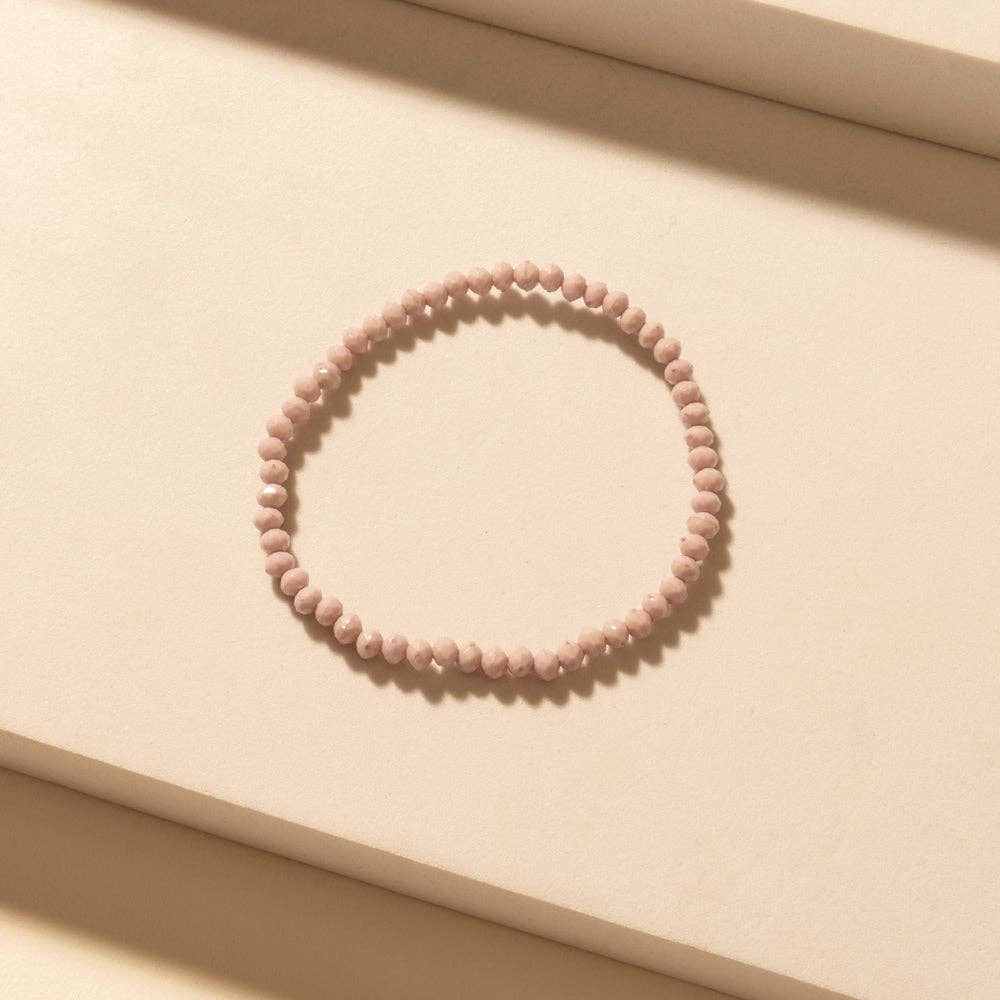 Amethyst Trail Stack Bracelet in Desert Orchid Myra Bag