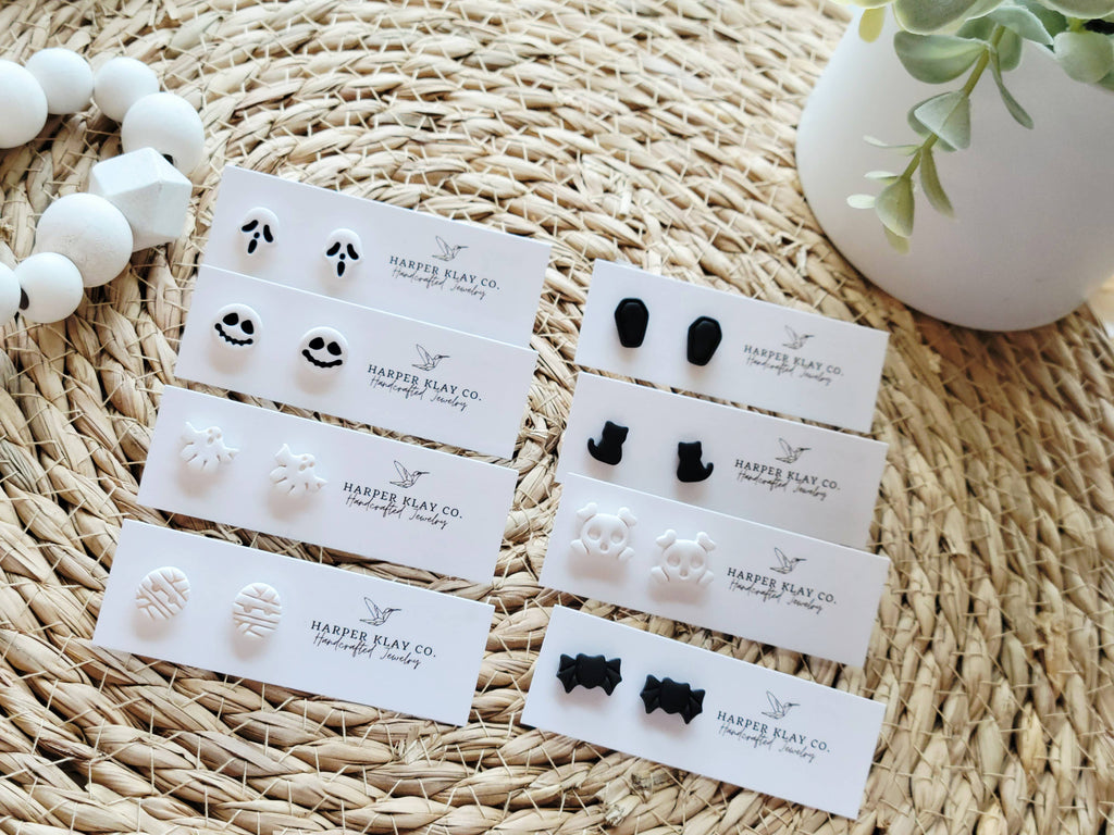 The Fall Studs - Polymer Clay Stud Earrings