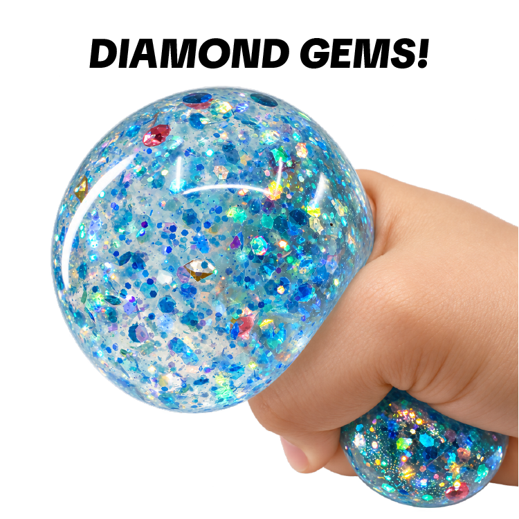 Fun Doh Mystery Gem Filled Squishy Dumpling Toy