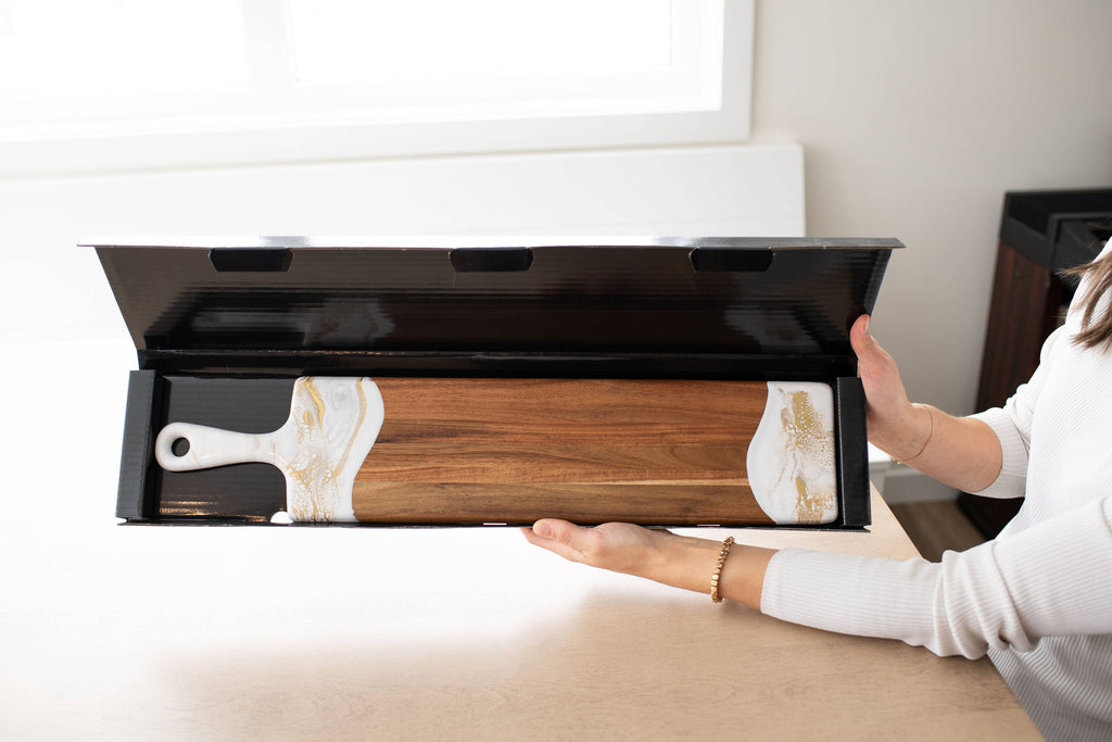 Resin Cheese/Charcuterie Board - Baguette 5"x24"
