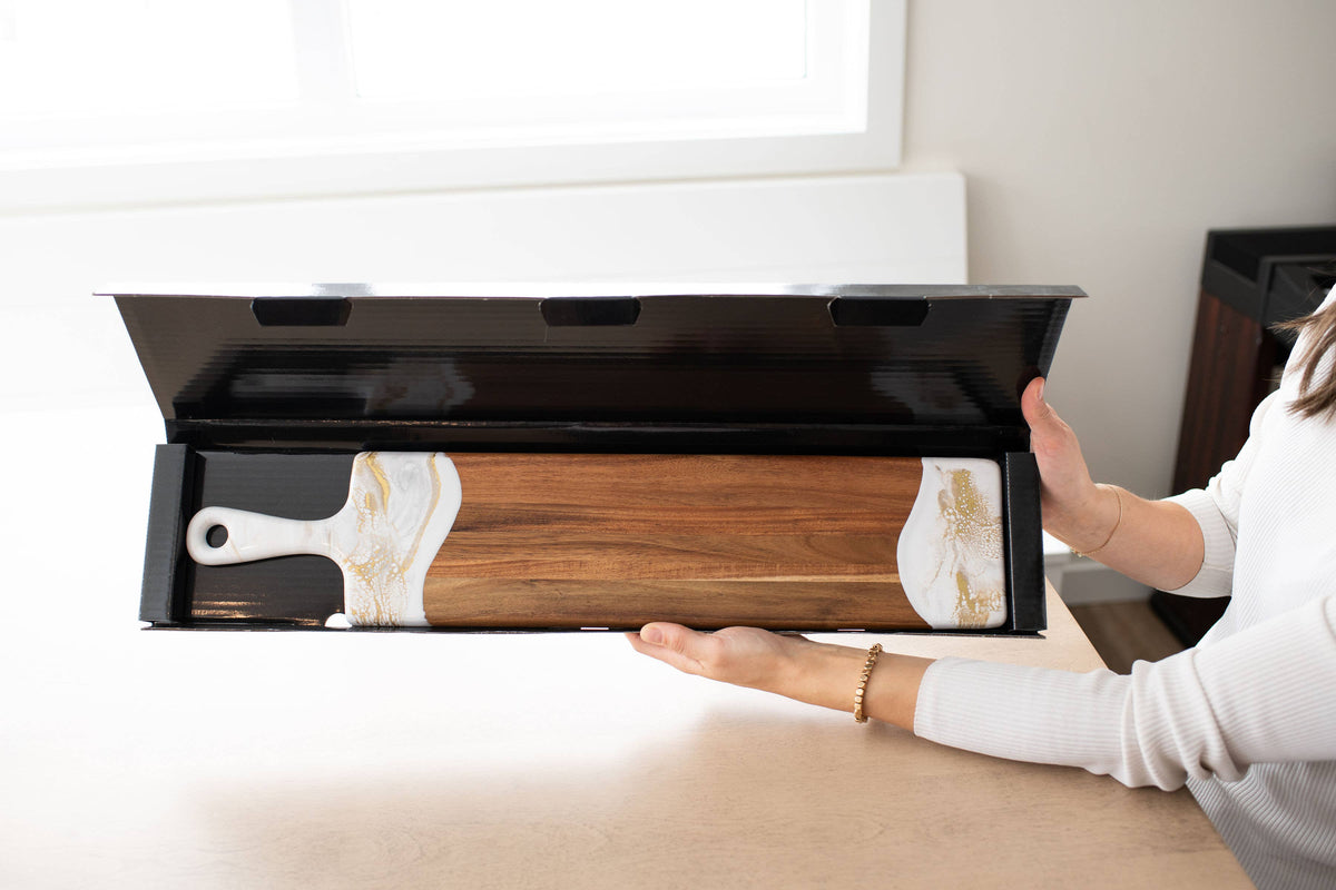 Resin Cheese/Charcuterie Board - Baguette 5"x24"