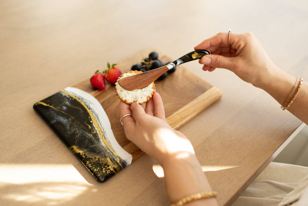 Resin Acacia Cheese Spreader Set of 5