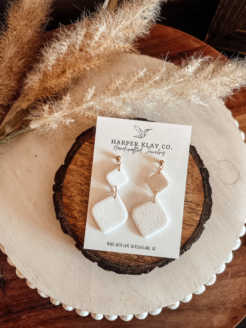 The Lynsey Set- Polymer Clay Dangle Earrings