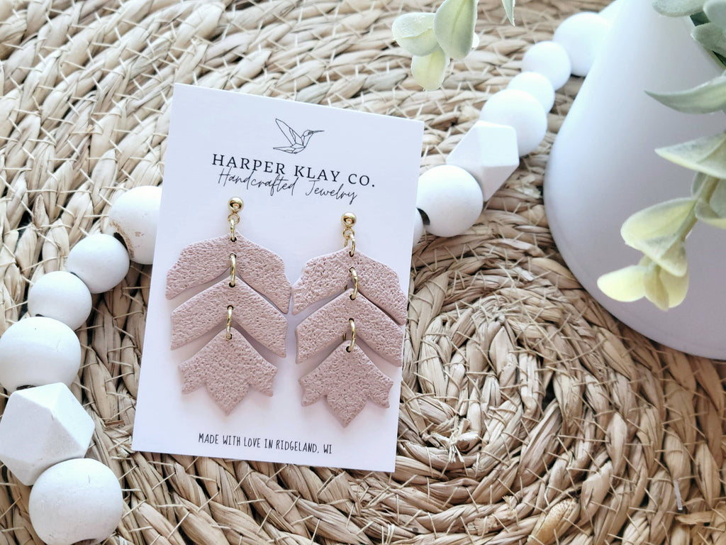 The Eleanor Set- Polymer Clay Dangle Earrings